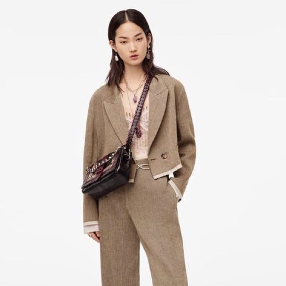 Zara cropped oversized blazer - Picture 2 of 4